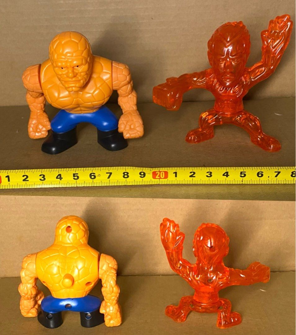 Fantastic four fast food toys McDonald s KFC Burger King