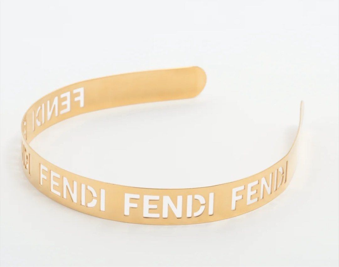 Fendi Logo Headband, Women's Fashion, Watches Accessories, Hair