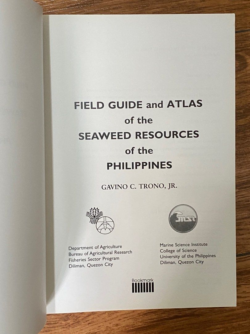Field Guide and Atlas of the Seaweed Resources of the Philippines Dr ...