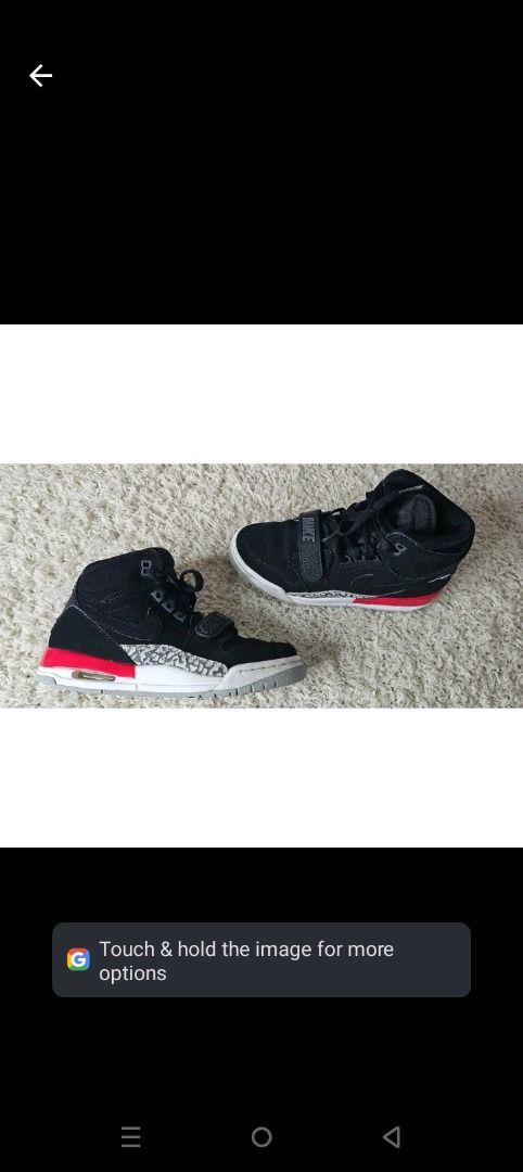 FOR SALE NIKE AIR JORDAN LEGACY 312 BLACK SUEDE FIRE RED Men s Fashion Footwear Sneakers on Carousell