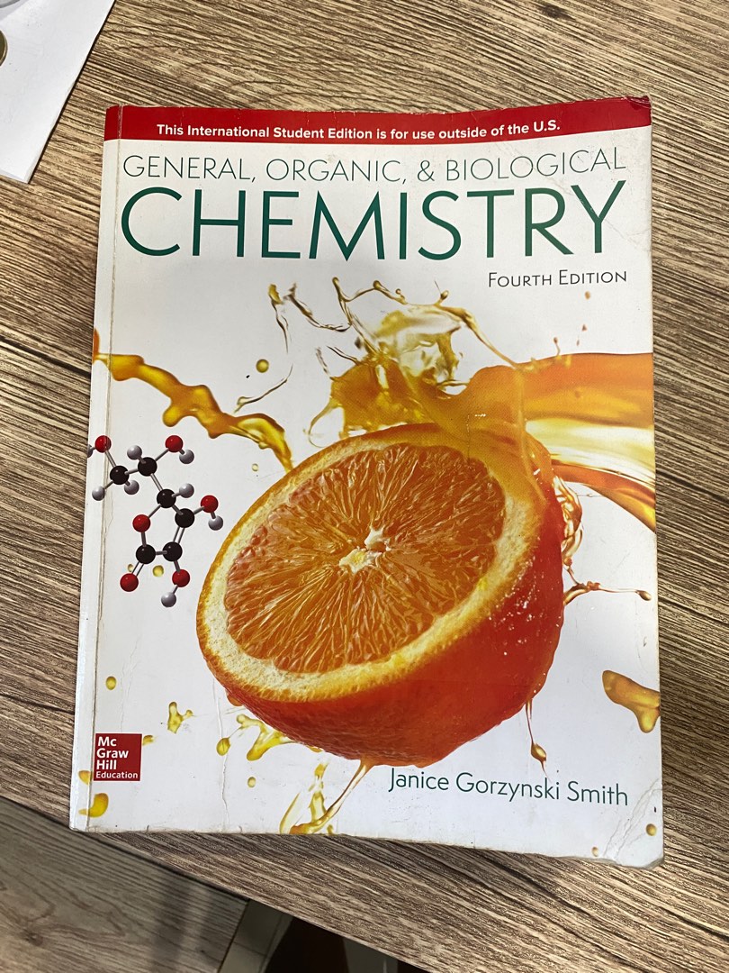General, Organic, &amp; Biological Chemistry (4th ed) by Janice Gorzynski Smith, Hobbies &amp; Toys ...