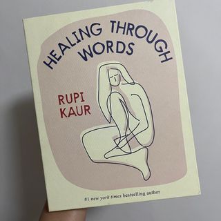Healing Through Words Journal by Rupi Kaur (with free mini sculpture)