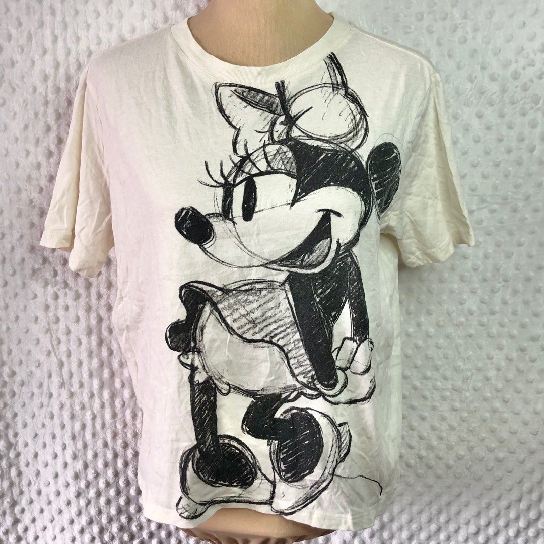 H&M x Disney Minnie Mouse t-shirt, Women's Fashion, Tops, Shirts on  Carousell