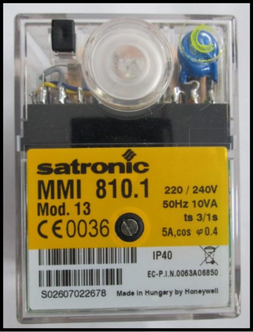 Honeywell (Satronic) Burner Controller Type: MMI 810.1 Mod.13 (ts 3/1 ...