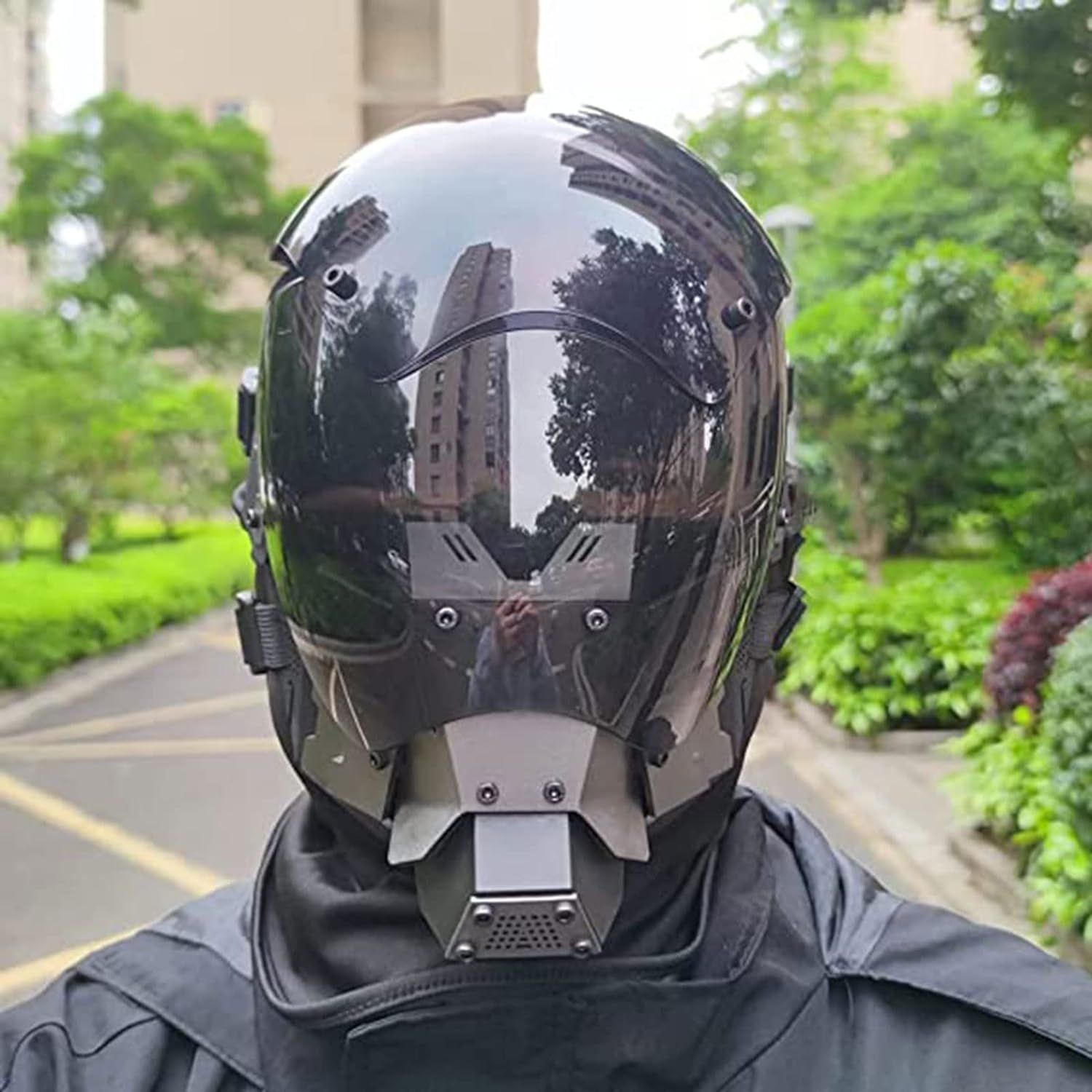 JAUPTO Cyber Punk Mask Cosplay,Cool mask, Techwear Mask, halloween ...