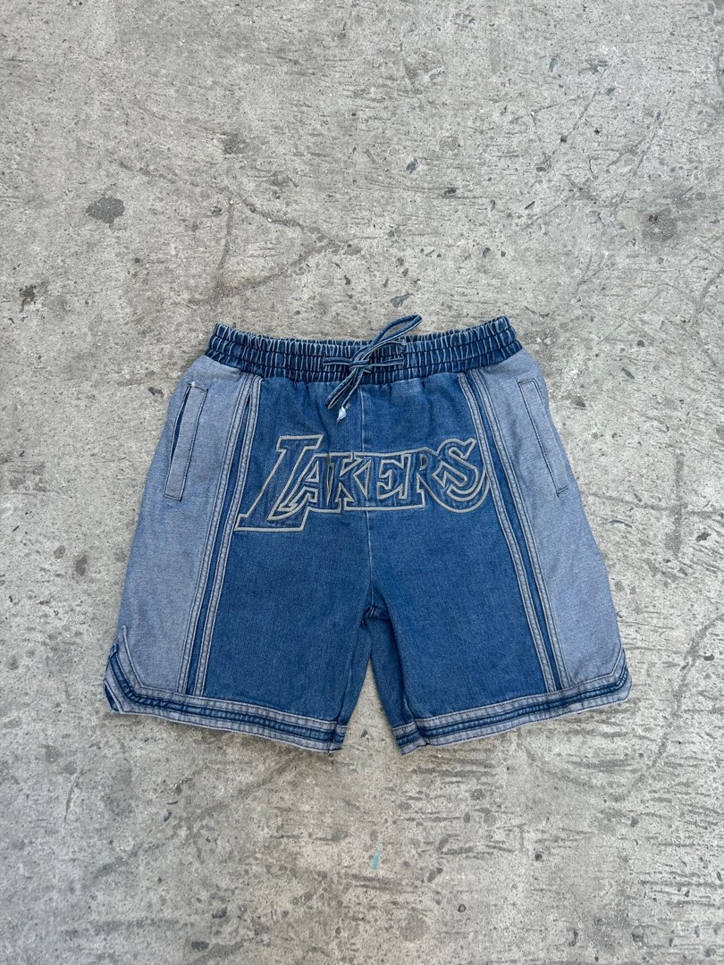 Lakers denim shorts clearance