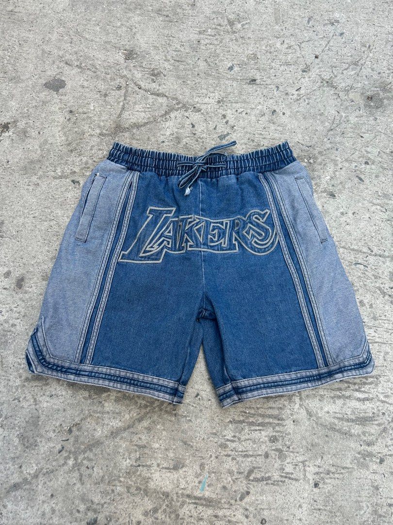 JUST DON Lakers Denim Shorts