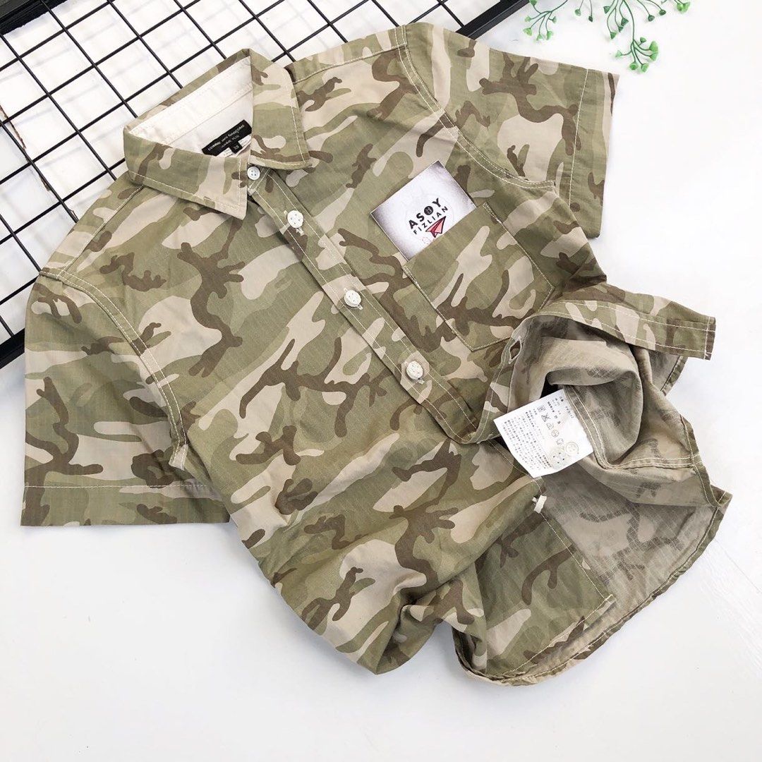 Kemeja Comme Des Garcons Homme Plus Camo kemeja CDG not kapital not  issey miyake not undercover not play cdg
