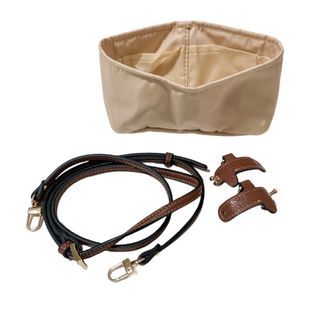 Longchamp le pliage pouch accessories — nylon bag insert, strap,