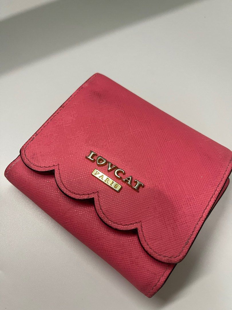 lovcat short wallet Women s Fashion Bags Wallets Wallets Card holders on Carousell