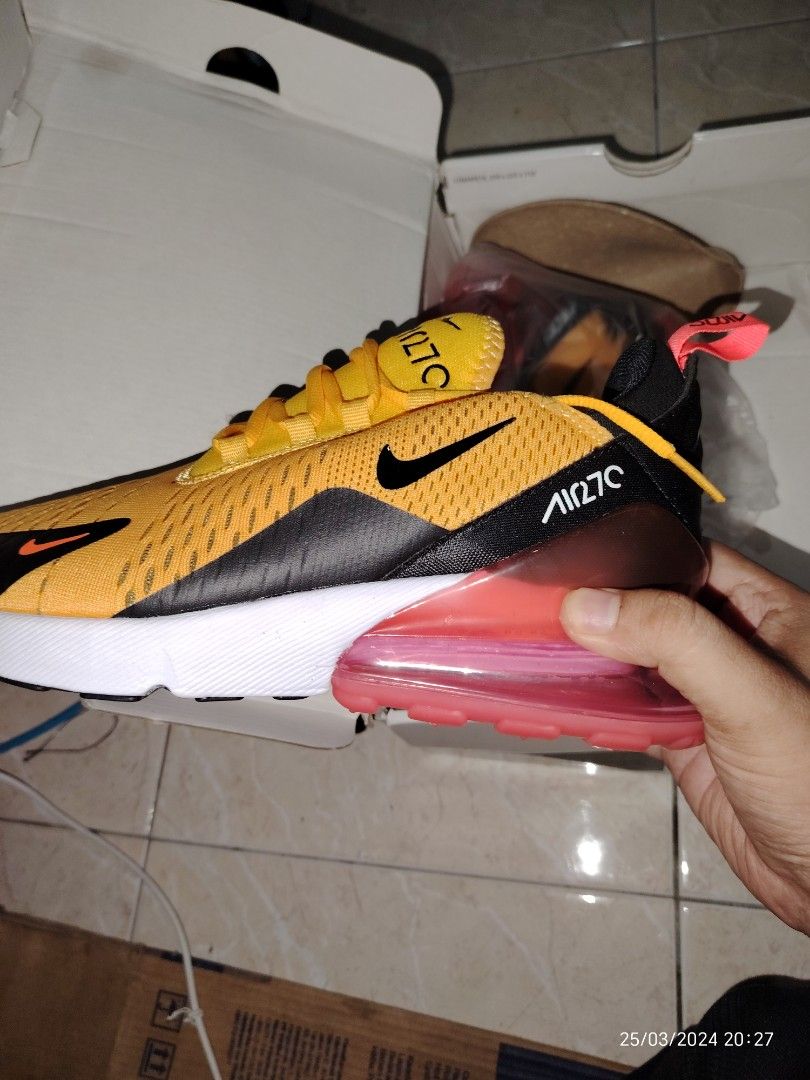 Yellow air max 27 mens cheap