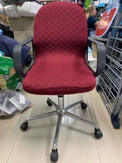 Modern Red PatternMid Back Computer Chair (cloth)