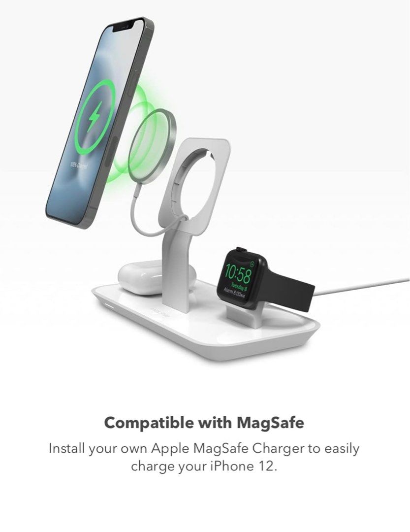 Mophie 3-in-1 Magsafe Wireless Charging Stand406091237908162563