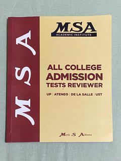 MSA all College admission reviewer