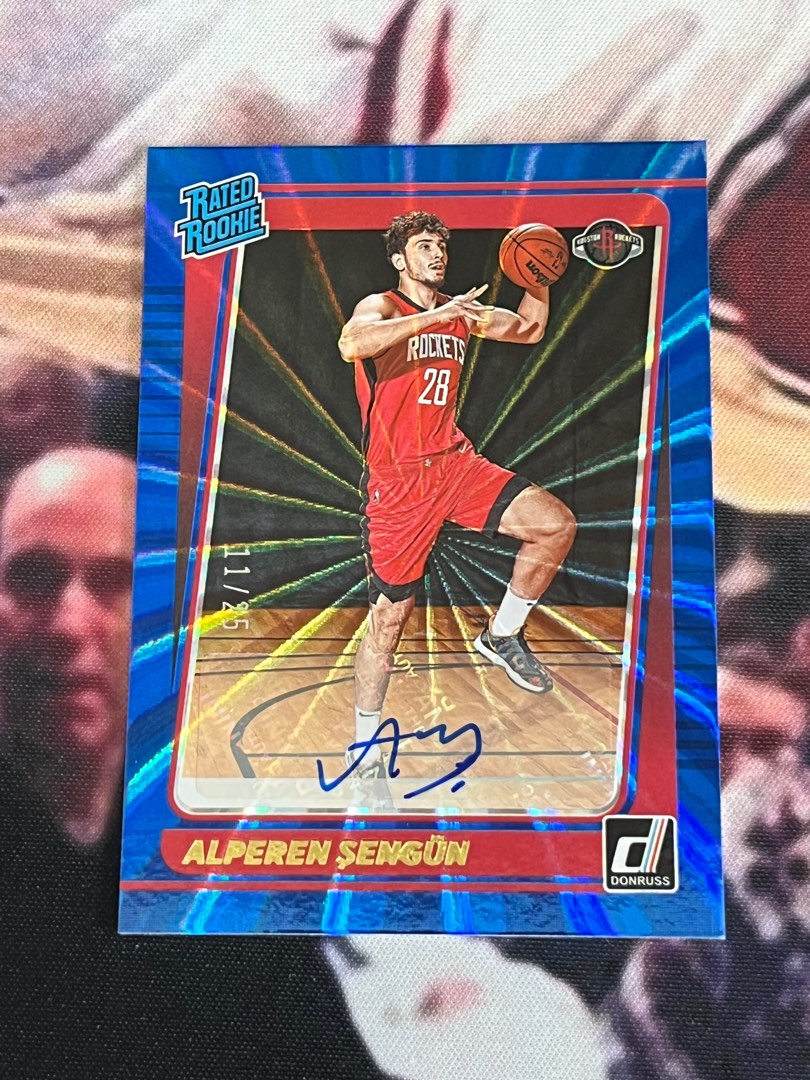 NBA Card❗️2021-22 Donruss Alperen Sengun Rated Rookie Auto RC 