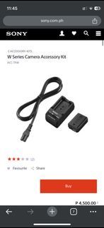 [NEGOTIABLE]  Original Sony travel kit charger