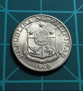 Philippines 1969 25 Sentimos coin Pilipino series