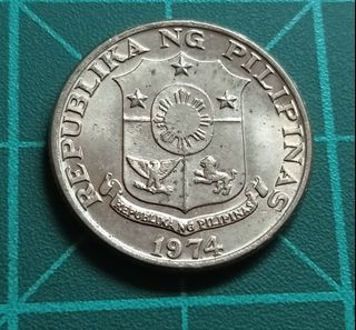 Philippines 1974 25 Sentimos coin Pilipino series