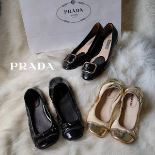 PRADA MILANO |Classic Flats Ballerina Shoe Collection