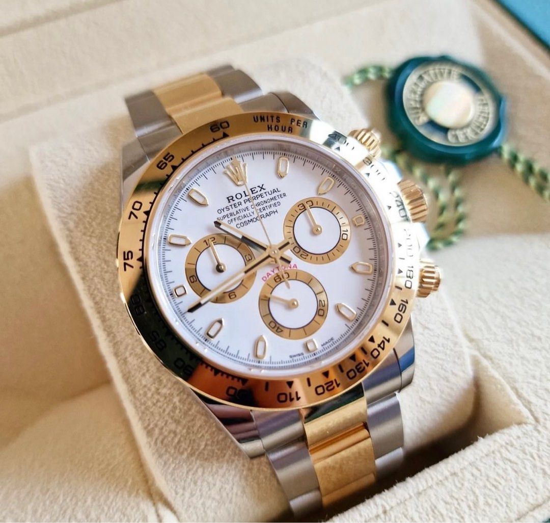 Daytona two tone white dial online