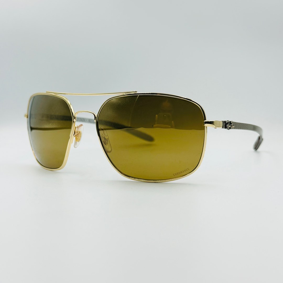 Rayban RB8322CH 001 A3 Tech Chromance Gold w Brown Mirror Gold Gradient Polarized 62 Men s Fashion Watches Accessories Sunglasses Eyewear on Carousell