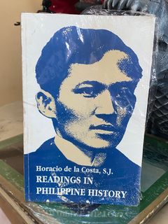 READINGS IN PHILIPPINE HISTORY - HORACIO DE LA COSTA, S.J. - Jose Rizal Cover - english tagalog book