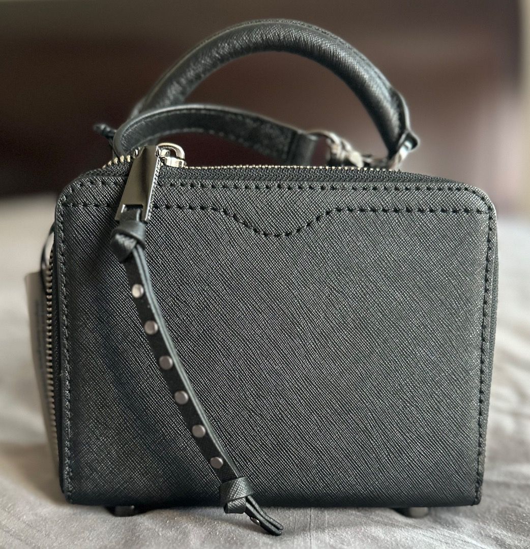 Rebecca Minkoff Box Crossbody Black Women s Fashion Bags Wallets Cross body Bags on Carousell