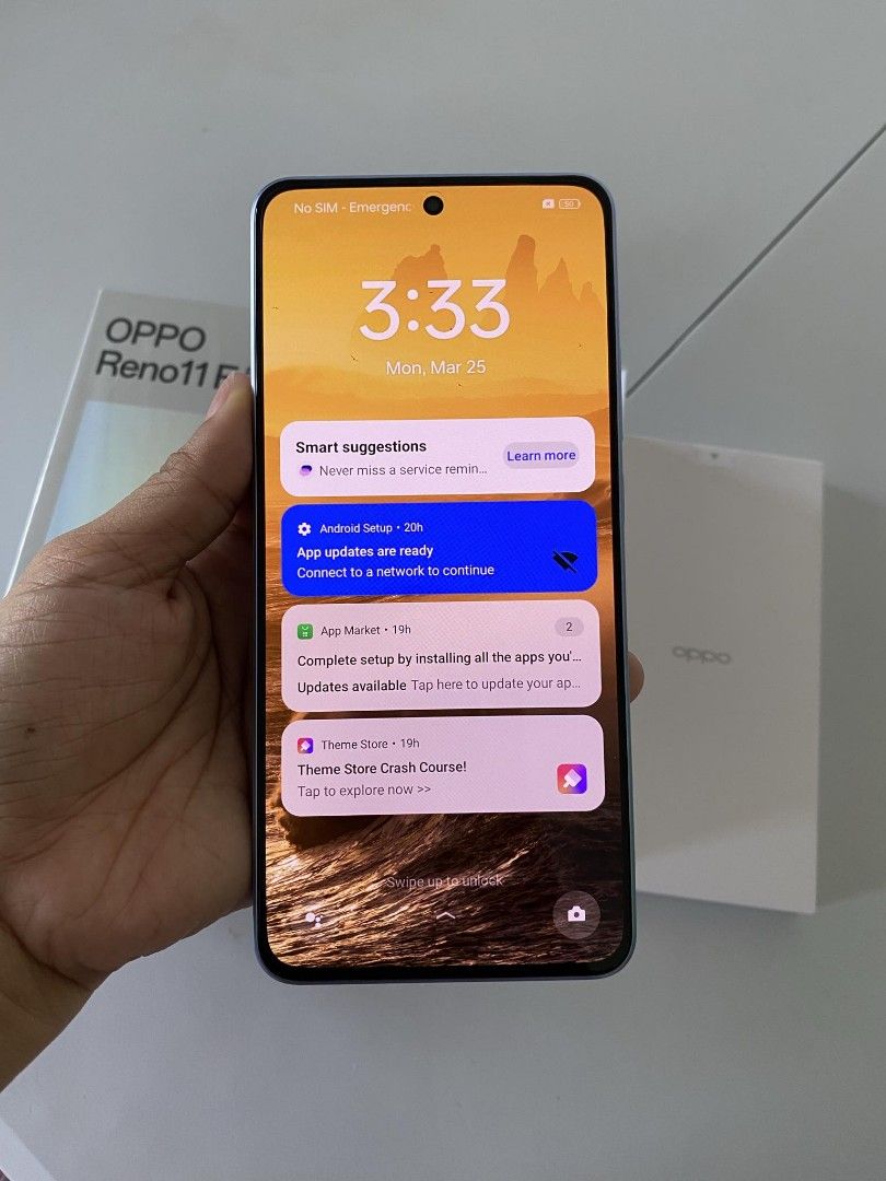 Reno 11f 5g (Category: OPPO) located in Manila. Submitted by skychoochoo (Listing ID 1294920748, Image 3). Description: reno 11f 5g no issue brandnew condition 1 day old 19k srp 14k na lang.