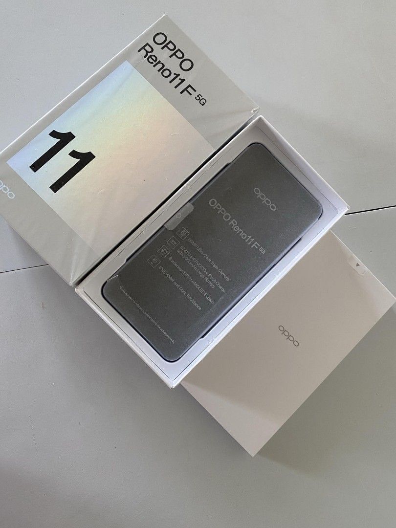 Reno 11f 5g (Category: OPPO) located in Manila. Submitted by skychoochoo (Listing ID 1294920748, Image 2). Description: reno 11f 5g no issue brandnew condition 1 day old 19k srp 14k na lang.