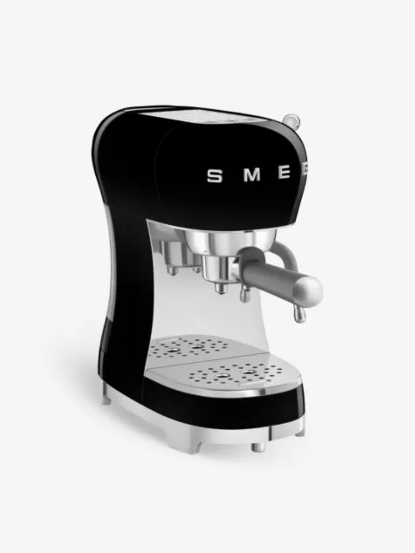 Smeg coffee machine black cheap