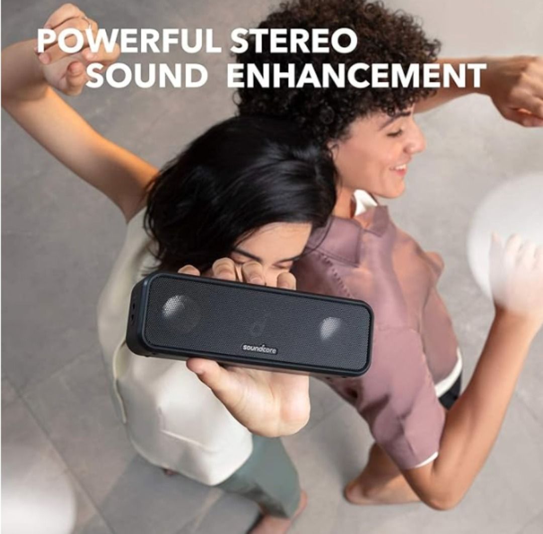 Soundcore Anker 3 Portable Wireless, Waterproof, and Bluetooth Speaker (Category: Soundbars, Speakers & Amplifiers) located in Marikina City. Submitted by skowshop (Listing ID 1294963764, Image 2). Description: Brand Soundcore Model Name A3117 Speaker Type Outdoor Connectivity Technology wired, wireless Special Feature Bass Boost, PartyCast, Waterproof, Custom EQ, Titanium Drivers, USB-C Charging About this item: Portable Bluetooth Speaker with H