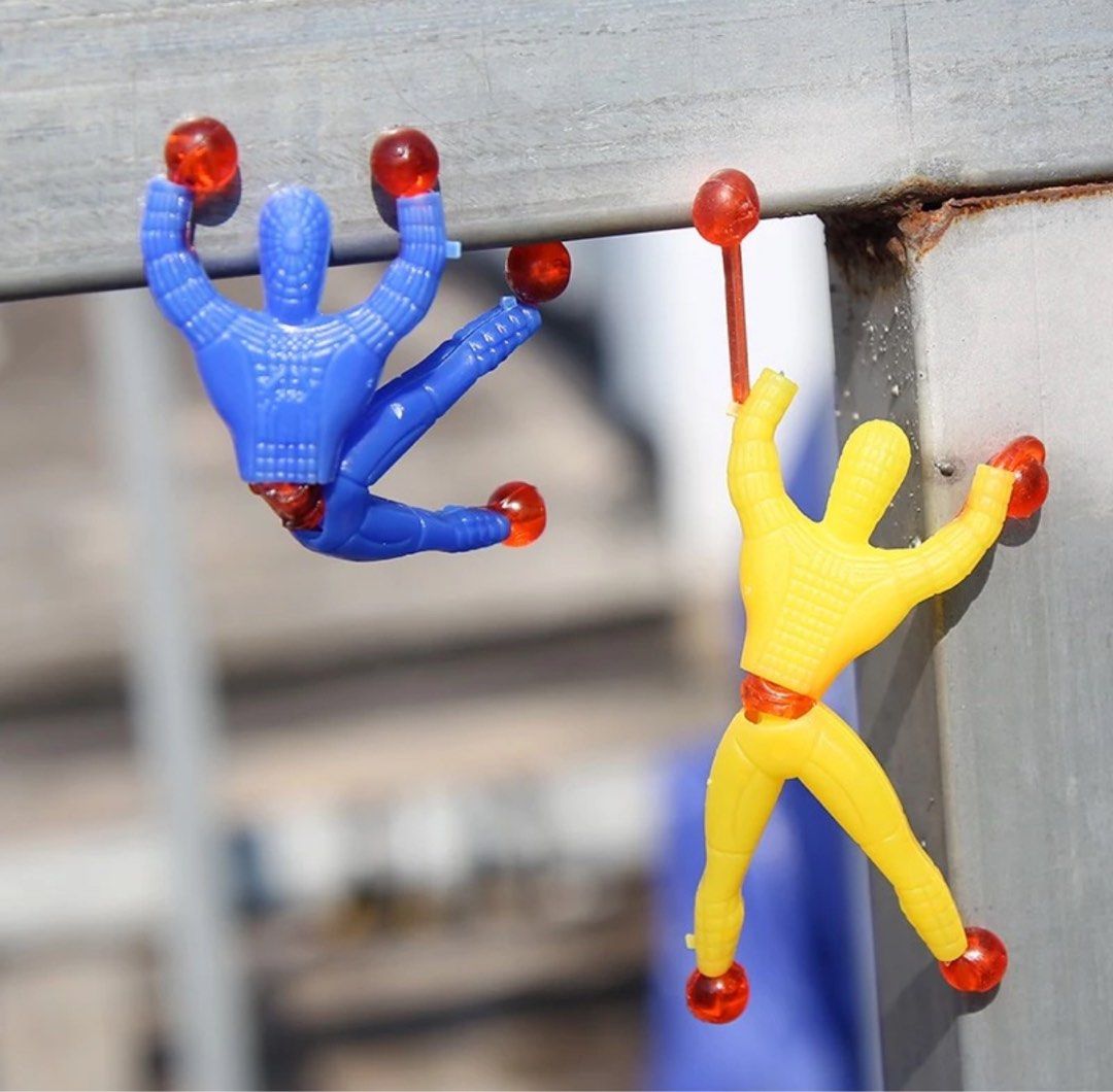 Sticky Spiderman Climbing Wall Toy, Hobbies Toys, Toys Games