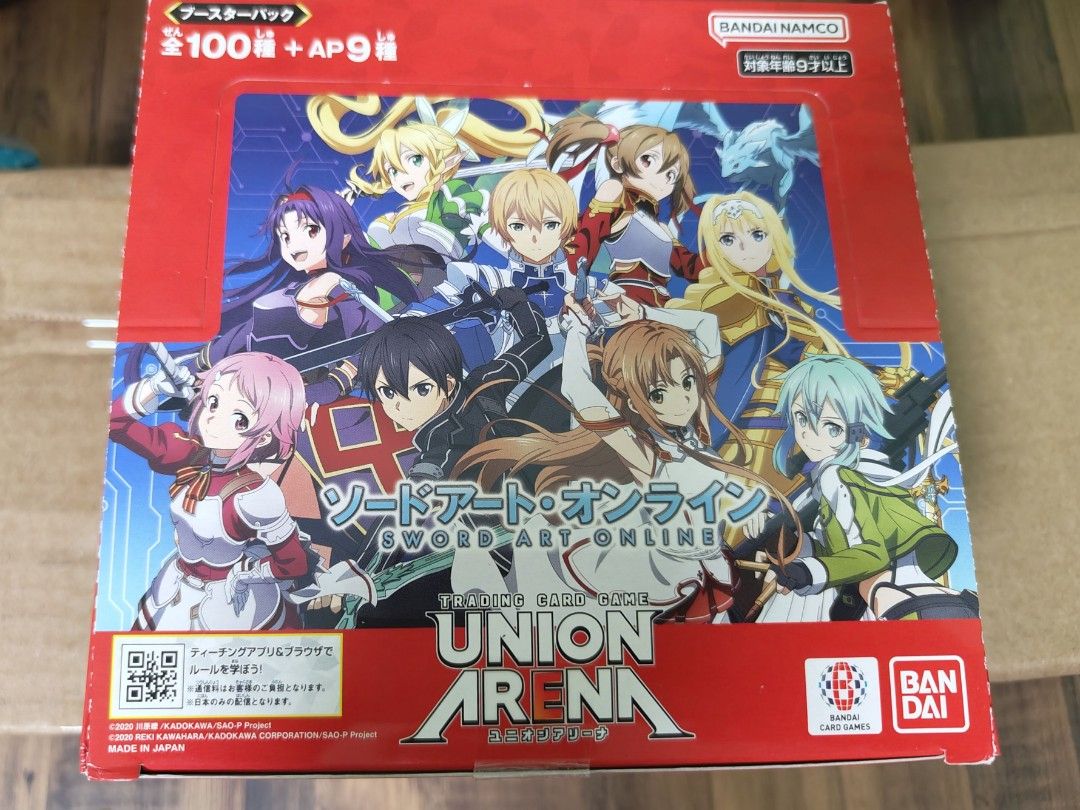 sao union arena booster box Live Break ] Union Arena - Sword Art Online UA15BT Booster Pack [Japanese] main image 1