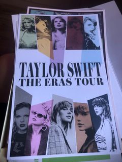 Taylor Swift Eras Tour VIP MERCH Poster