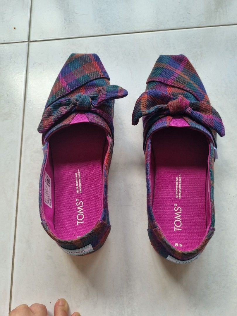 Purple toms shoes online