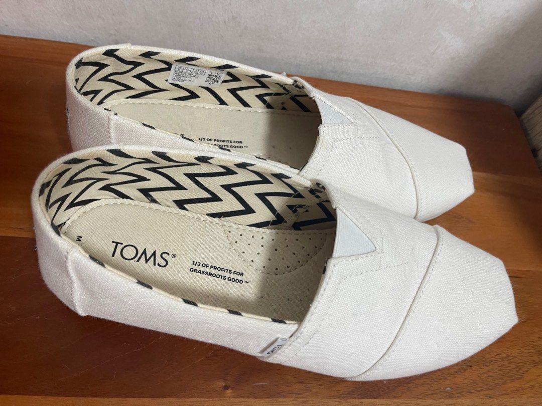 White toms shoes cheap