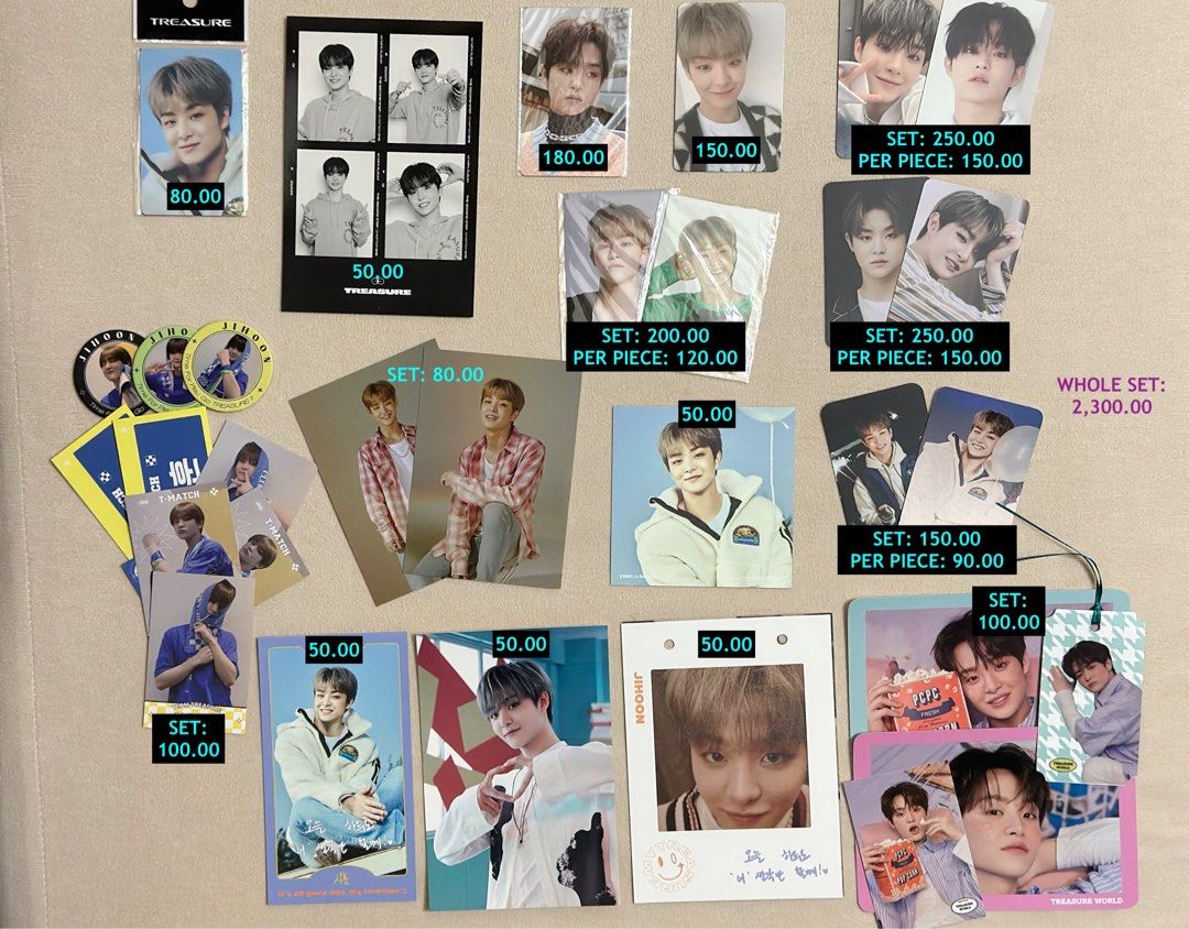 TREASURE ポストカード TREASURE - TREASURE トレジャー ポストカード 5枚の通販 by みみこ's