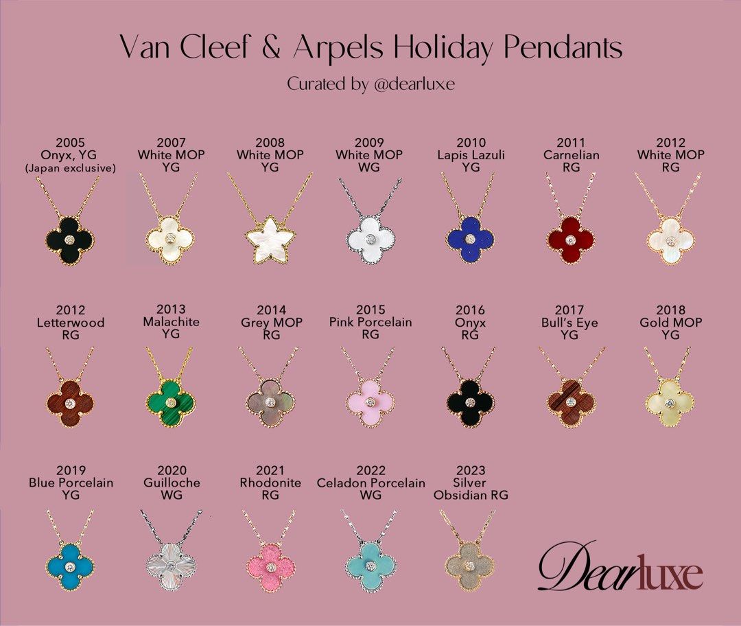 Van cleef holiday pendant 2018 2025