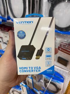 Vention HDMI to VGA Converter with Female Micro USB and Audio Port 0.15M Black ACRBB-SCB