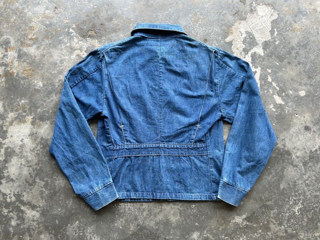 Vintage 70s key imperial denim jacket, Men's Fashion, Coats