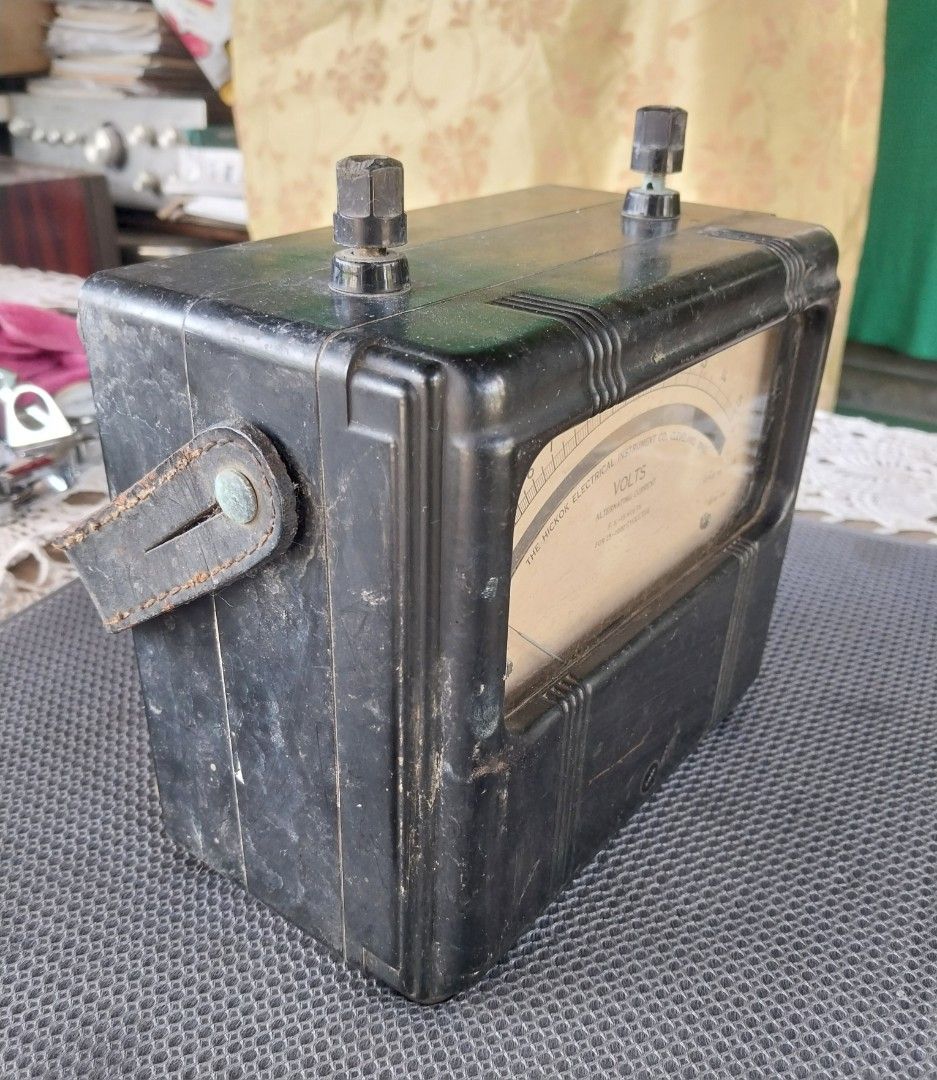 Vintage AC Voltmeter Model No. 13 Made in USA (Category: Electrical, Adaptors & Sockets) located in Balagtas. Submitted by maka_lumang.gamit77 (Listing ID 1294837647, Image 3). Description: we Do lalamove or J&T.