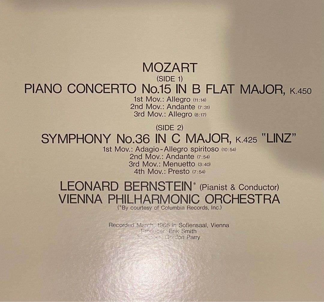 Vinyl &frasl; LP: classical, Audiophile - RARE Leonard Bernstein with