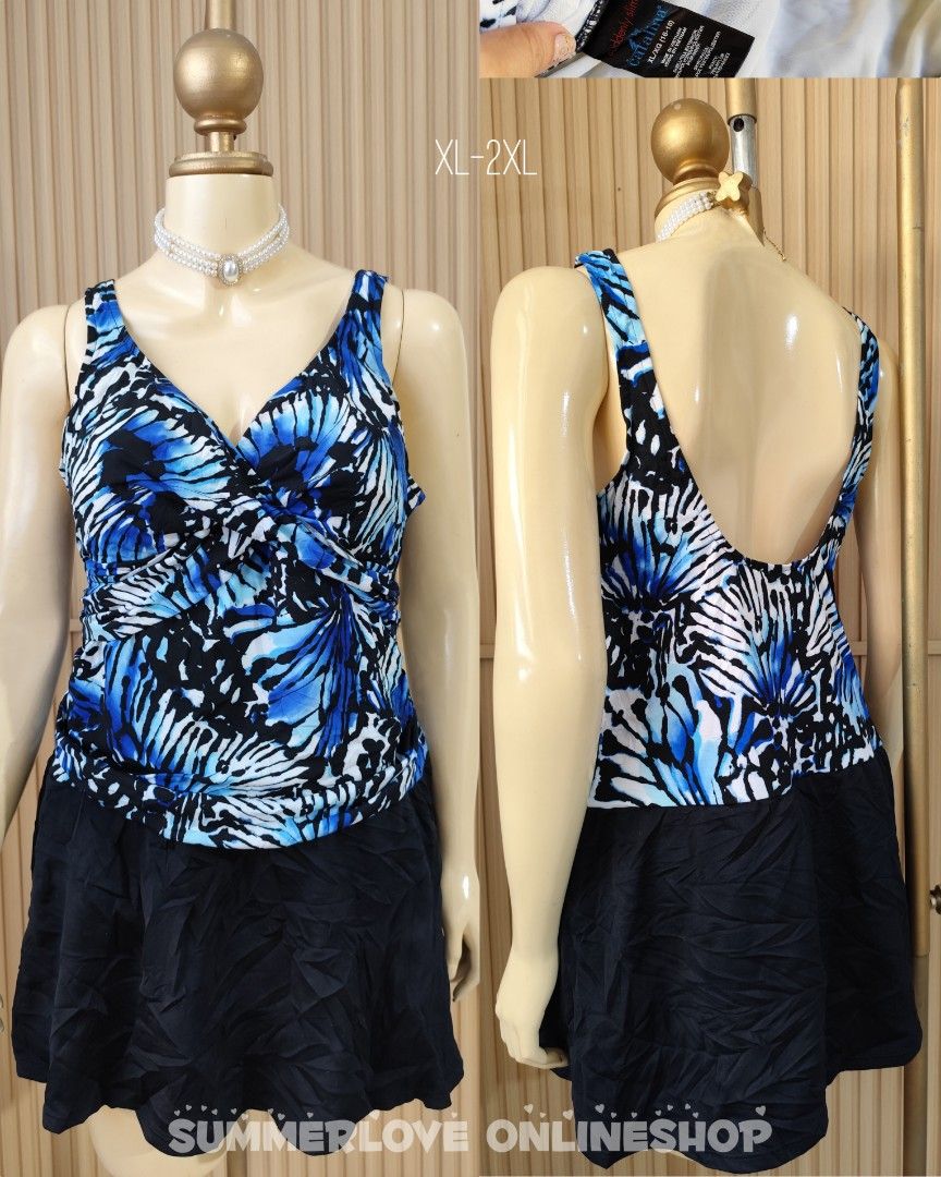 Catalina plus size swim dress top