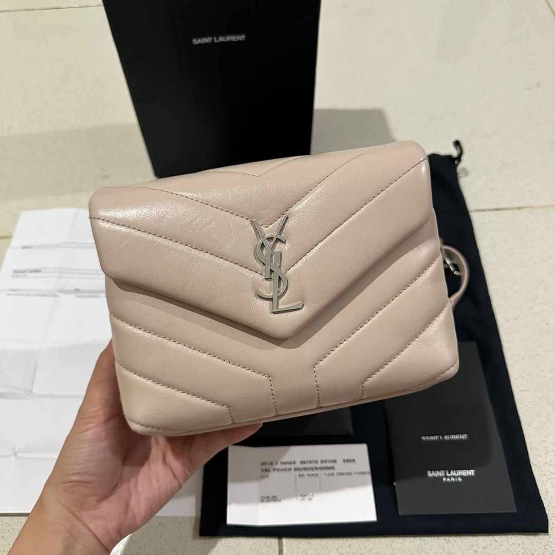 YSL Loulou Toy Beige Blush, Barang Mewah, Tas Dompet di Carousell