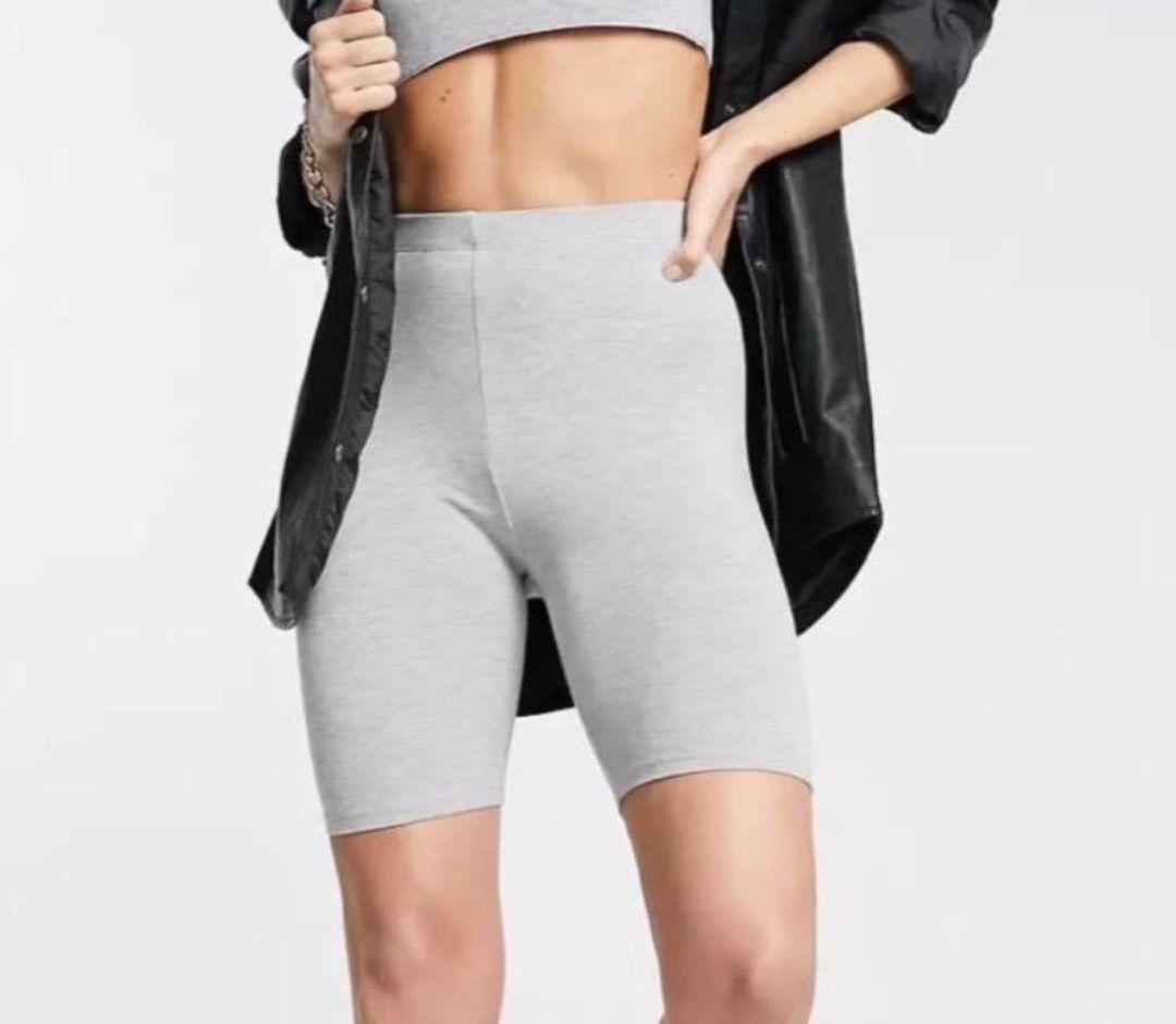 Zara SEAMLESS CYCLING SHORTS LEGGINGS - White, Women's Fashion, Bottoms,  Shorts on Carousell