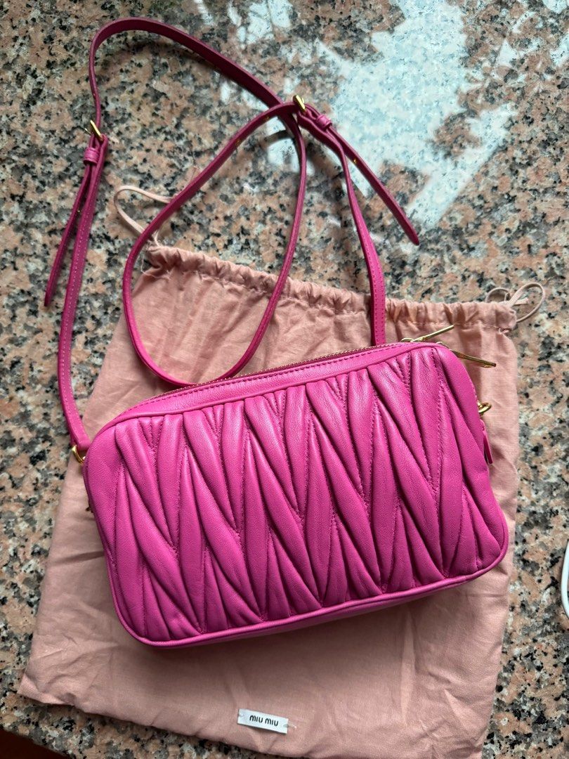 100 brand new Miu Miu Bag in pink color Carousell