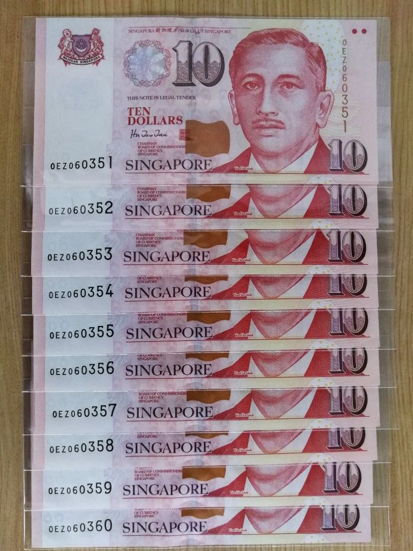$10 Portrait series paper notes 10pcs, Hobbies & Toys, Memorabilia ...