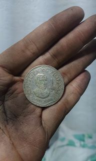 1982 Piso Jose Rizal Coin Antique Vintage Bangko Sentral ng Pilipinas REAL