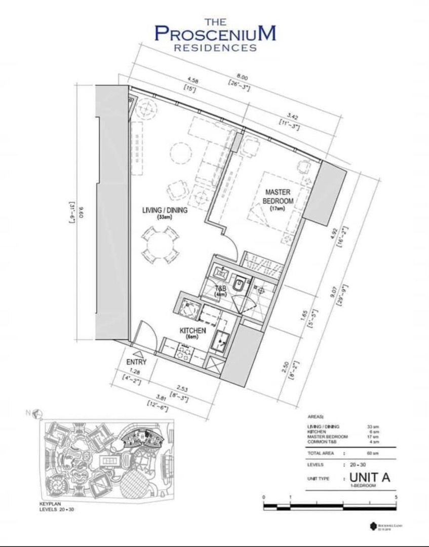 1BR FOR SALE AT The Proscenium Residences Rockwell, Makati, Property ...