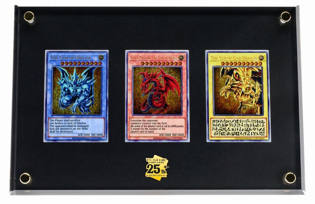 遊戲王25周年三幻神金屬卡, 興趣及遊戲, 玩具& 遊戲類- Carousell